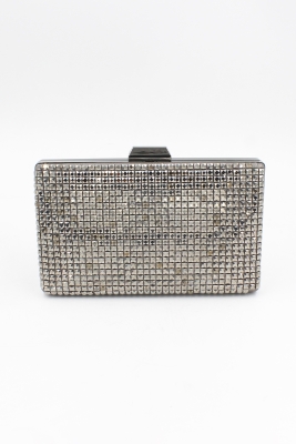 032 1701 Kristal Taşlı Abiye Çanta Gece Çantası Clutch