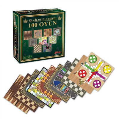 100 Classic Oyun Seti 100 Klasik Oyun Kızma Birader Satranç+