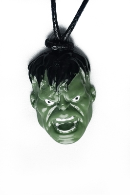 104 40 Mineli Hulk Kolye Deri İp