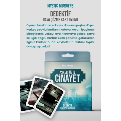 Dedektif Kart Oyunu - Askeri Üste Cinayet