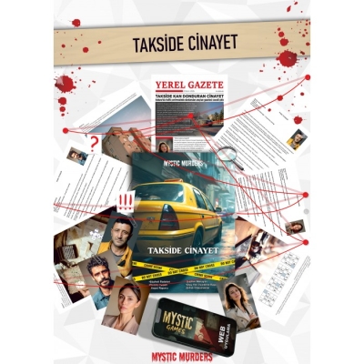 Dedektiflik Cinayet Çözme Oyunu - Takside Cinayet