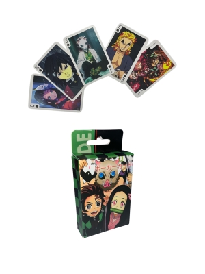 Demon Slayer Anime İskambil Kartı Oyun Kartı Poker Kartı