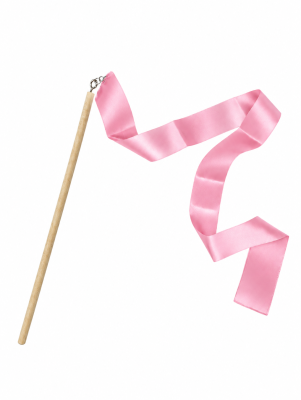Pembe Jimnastik Kurdelesi Balerin Dans Kurdelesi