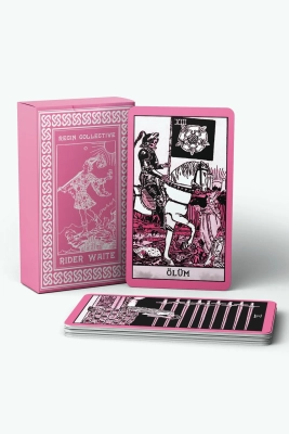 Pink Rider Waite Tarot Ve Başlangıç Tarot Kitabı