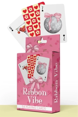 Ribbon Vibe İskambil Kartı Oyun Kartı Poker Kartı