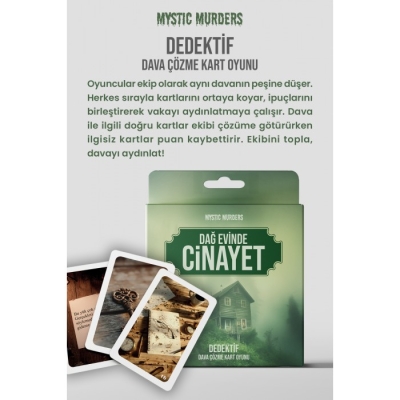 Dedektif Kart Oyunu - Dağ Evinde Cinayet