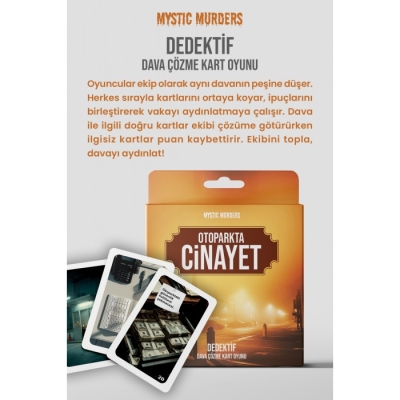Dedektif Kart Oyunu - Otoparkta Cinayet