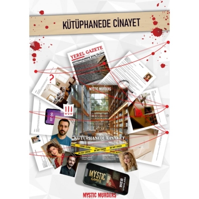 Dedektiflik Cinayet Çözme Oyunu - Kütüphanede Cinayet