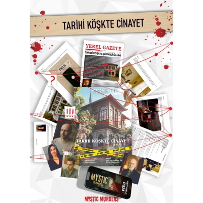 Dedektiflik Cinayet Çözme Oyunu - Tarihi Köşkte Cinayet