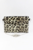 021 P1500 Rugan Leopar Portföy Çanta Clutch