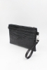 021 P1500 Siyah Rugan Kroko Portföy Çanta Clutch
