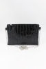 021 P1500 Siyah Rugan Kroko Portföy Çanta Clutch