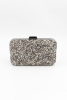 032 1700 Platin Taşlı Abiye Çanta Gece Çantası Clutch