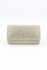 064 450 Altın Full Kristal Taşlı Abiye Çanta Gece Çantası Clutch
