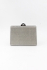 068 2210 Platin Petek Abiye Çantası Clutch