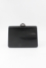 068 2210 Siyah Petek Abiye Çantası Clutch