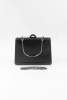 068 2210 Siyah Petek Abiye Çantası Clutch