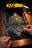 Kazboz Scratch Art - Kazıma Sanatı Hobi Seti 2