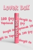 Loverbox | Lover Box Sevgili Ile Yapılacak 100 Şey Poster | Sevgiliye Hediye | Kazınabilir Poster