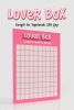 Loverbox | Lover Box Sevgili Ile Yapılacak 100 Şey Poster | Sevgiliye Hediye | Kazınabilir Poster